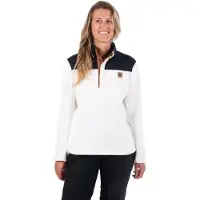Degre 7 Monar Half Zip Sweatshirt Blanc 40 Femme