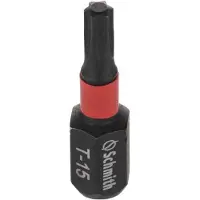 Schmith Embout de choc T15 Torx 25mm HI-TEK