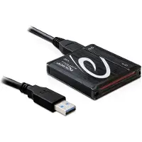 DeLOCK Lecteur de cartes USB 3,0 - USB A male - Pour CF / SD / SDHC / MMC / M