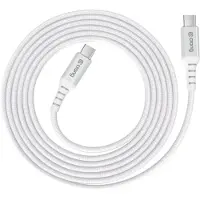 Crong Armor Link - 60W PD 3A USB-C vers USB-C 25cm câble (blanc)