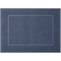 Eurofirany REINA LINE Badezimmerteppich aus Frottee-Baumwolle mit Zickzackmuster, 50 x 70 cm (70 x 50 cm)