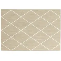 Douceur d'intérieur Tapis d'intérieur rectangle tissé "Damira" - Beige - 120 x 170 cm