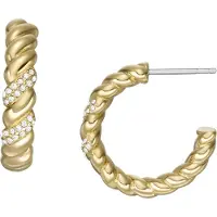 Fossil - Créoles Femme Vintage Twist Doré Jf04170710 - Doré