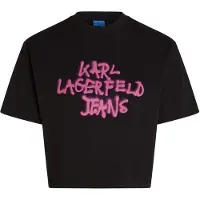 Karl lagerfeld Jeans B1w17054 Short Sleeve Top Noir XS Femme