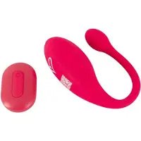 Beau Coeur Koral - œuf vibrant portable avec télécommande (rose)