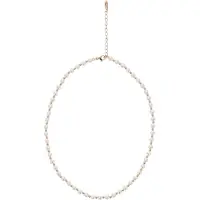 NAEMI Chaîne or / blanc perle