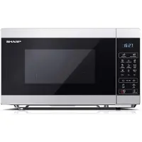 Sharp Home Appliances YC-MG81E-S - Plan de travail - Gril micro-ondes - 28 l - 900 W - Contact - Noir - Gris