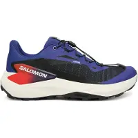 Salomon - Chaussures de trail - Genesis Equipe Surf The Web Fiery Red - Taille 47 1/3 - Bleu