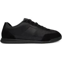 BOSS pour homme. 50557877 Trainers Nitan Lowp nymn black (44), Noir, Plat, Lacets, Casuel