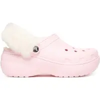 Crocs Sabots Classic Platform Lined Clog W femmes - Rose - 36 / 37