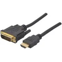 Exertis Connect - Câble adaptateur - HDMI mâle pour DVI-D mâle - 15 m - noir