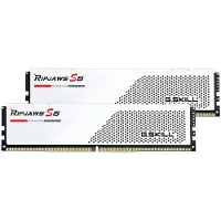 G.Skill Ripjaws S5 - DDR5 - Kit - 32 Go : 2 x 16 Go - DIMM 288-PIN - 5600 MHz / PC5-44800 - CL36 - 1,2 V - non tamponné - non-ECC - Blanc mat