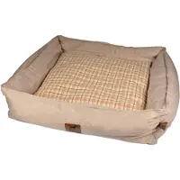 Homea Panier Rectangle Pour Chien - 75 X 70 Cm - Beige Beige