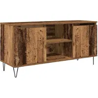 vidaXL : Meubles TV de 104 x 35 x 50 cm, en bois massif et panneaux de particules
