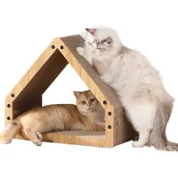 OEM Arbre à chat extra long (42 cm) en papier ondulé robuste