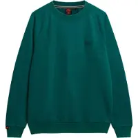 Superdry pour homme. M2014307A Essential Logo Raglan Sweatshirt green (M), Casuel, Vert, Coton