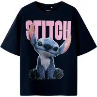 Name it T-Shirt 'NKFNibus Stitch' bleu / bleu marine / rose