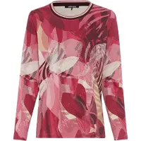 Olsen T-shirt rouge foncé