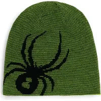 Spyder Reversible Bug Beanie Vert M-L Enfants