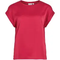 Vila T-shirt 'VIEllette' rose foncé