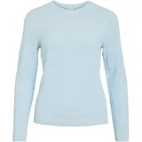 Vila Dalo O-neck Knit Sweater Bleu M Femme
