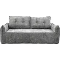 HABITAT ET JARDIN Canapé droit en tissu texturé "Silvano" - 3 places - Gris