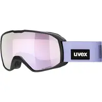Uvex Xcitd Cv Ski Goggles Noir Mirror Lavander Colorvision Yellow/CAT1