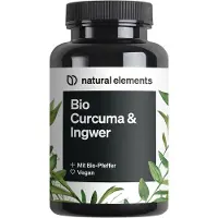 Natural Elements Gélulesau curcuma et au gingembre - 180 gélules (pour 1 mois)
