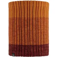 Buff Knitted&polar Fleece Neck Warmer Orange Homme