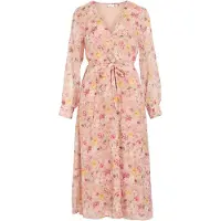 Vila Robe 'VIFALIA' jaune / vert / rose / rose pastel