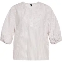 Dreimaster Maritim Chemisier violet clair / blanc
