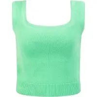 Mymo Tops en tricot vert clair