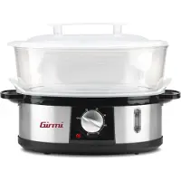 Girmi VP26 cuiseur vapeur 3 Nombre de paniers Noir, Argent Autoportante 750 W