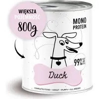 Paka Zwierzaka PEPE Duck 99% (kaczka) 800 g monoproteinowa karma