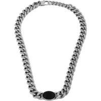 HUGO 10275972 Necklace Argenté Homme