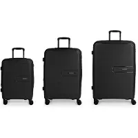 Gabol Steady Spinner Expandable 195l Trolley Bag 3 Units Noir