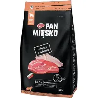 PAN MIĘSKO Veal With Turkey M Dog Food 20 Kg Rose