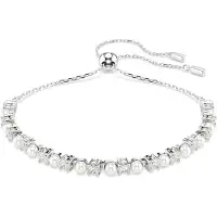 Swarovski Bracelet 'Matrix' argent / blanc perle
