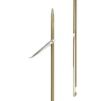 Picasso Gold Spring Steel Round Notch Fin 6.5 Mm Single Flopper Spearshaft Doré 150 cm