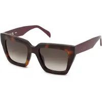 Tous Stoc79 Square Woman Sunglasses Marron Brown Gradient Pink/CAT3 Femme