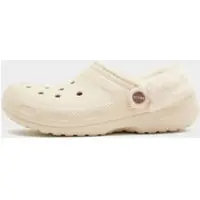 Crocs Clog Lined Fuzz Strap Femme - Blanc, Blanc