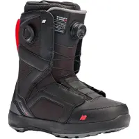 K2 Snowboard - Boots de snowboard all-mountain freestyle - Boundary Clicker X Hb Black pour Homme - Taille 46 - Noir