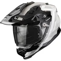 Scorpion ADF-9000 Air Patrol Casque intégral et de cross Noir/Argenté M unisex