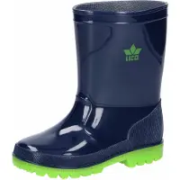 Lico Bottes en caoutchouc 'Stormy' bleu marine / vert gazon