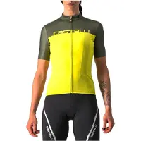 Castelli Velocissima Short Sleeve Jersey Jaune L Femme