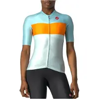 Castelli Aero Pro Short Sleeve Jersey Bleu L Femme