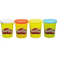 Play-Doh 4 paquets de boîtes de 4 oz Couleurs classiques