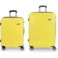 Gabol Future Plus Spinner Expandable 176l Trolley Bag 2 Units Jaune