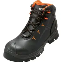 Uvex bottes de sécurité 2 S3L FO HI HRO SC SR noir/orange Taille