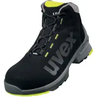 Uvex 1 Botte S2 noir, jaune largeur 11 Gr. 40